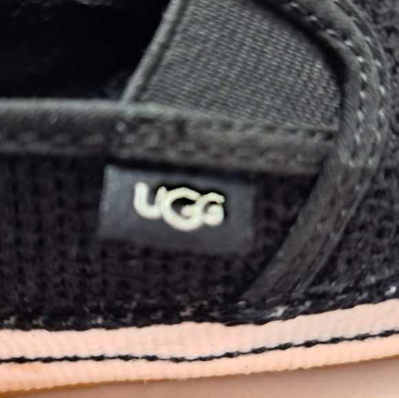 COPY - UGG Bren Black Slip On Shoe/Flat Size 10 - Picture 6 of 8